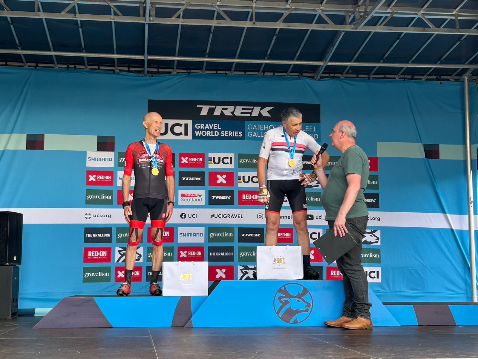 UCI Gravel race podium